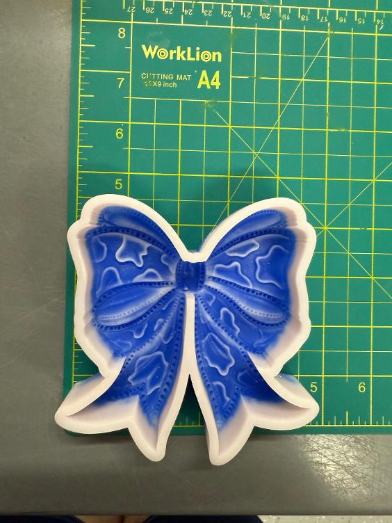 Cow Print Bow 3D
