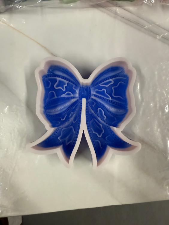 Cow Print Bow 3D