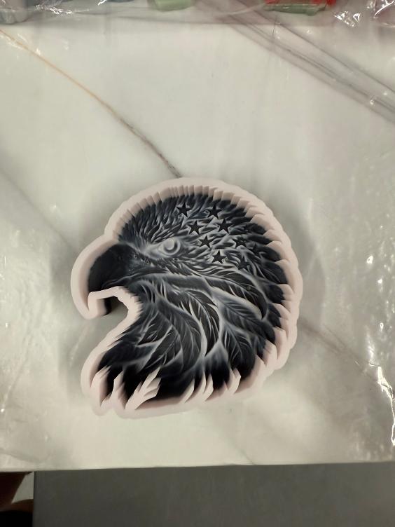 American Eagle Face 3D