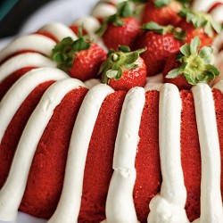 Strawberry Pound Cake