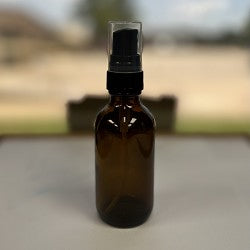 2oz Glass Amber Bottle